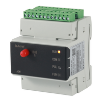 Acrel Compteur d'énergie 4 canaux 3 phases Lora Communication Rs485 Modbus-Rtu DI/DO Pairng 600a Capteur de courant