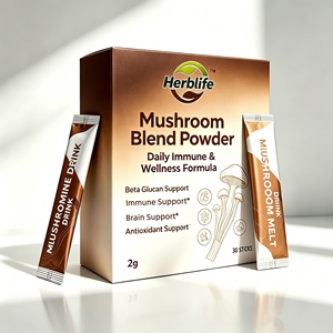 Mélange de poudres de champignons très demandé : Formule quotidienne pour l'immunité et le bien-être, soutien cérébral - Product Image 1