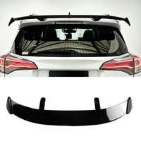 Aileron de toit arrière universel en ABS noir brillant effet fibre de carbone haute résistance pour voiture de sport – Accessoire de modification facile
