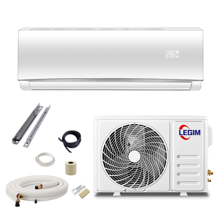 Climatiseur mural split 9000-24000BTU Chauffage de refroidissement Mini climatisation split pour climatiseur domestique