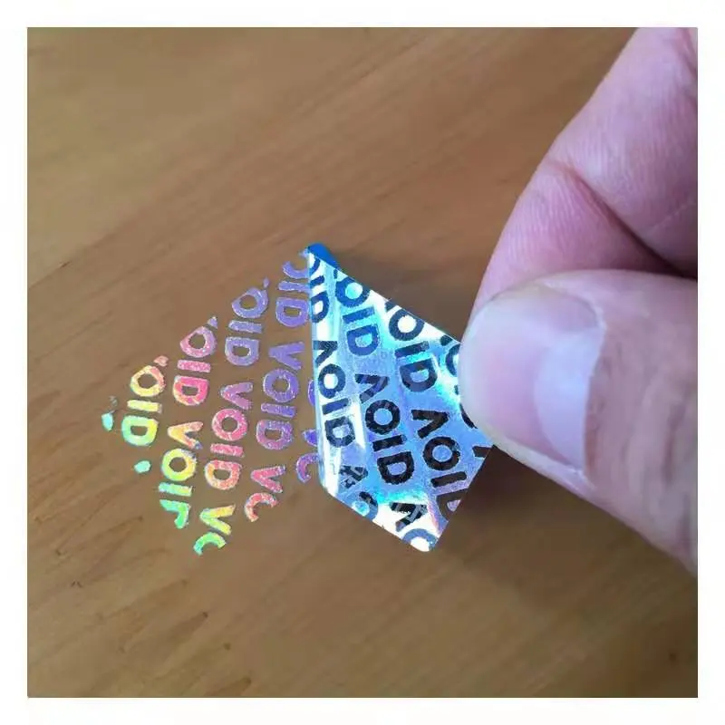 High Security Tamper Evident Seal Warranty Void Original Genuine Authentic Hologram Laser Labels Stickers