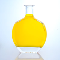 Bottiglia in Vetro Sfaccettato Extra Flint da 700ml 750ml con Tappo in Sughero per Liquori, Vodka e Whisky