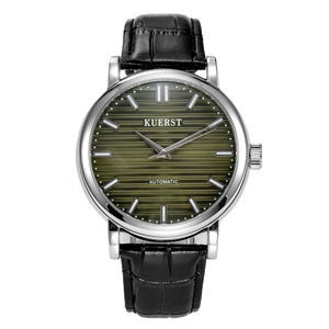 Relojes de pulsera finos de acero inoxidable dorado y plateado de lujo, relojes automáticos impermeables con movimiento mecánico - Product Image 6