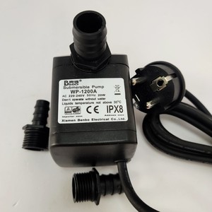 Pompa d'Acqua Magnetica ABS Certificata GS ad Alta Pressione 1200L/H <span class=keywords><strong>20W</strong></span> con Prevalenza Massima 2.0M per Fontana da Giardino, Personalizzabile OEM, 1 Anno di Garanzia - Product Image 3
