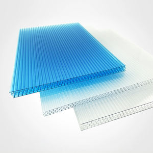 4mm 6mm 10mm UV extrudé <span class=keywords><strong>transparent</strong></span> alvéolaire perforé creux panneau en <span class=keywords><strong>polycarbonate</strong></span> serre feuille de toiture - Product Image 2