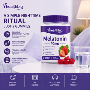 Gummies de mélatonine en gros avec L-théanine et vitamine B6 pour un sommeil profond et une relaxation optimale – Formule personnalisée disponible - Product Image 3
