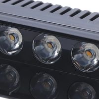 FDN S12 Auto-LED-Warnlicht für Windschutzscheibe Blinkende LED-Leuchte 12LED 12V Notfall-Polizeilicht für Fahrzeug-Notfälle