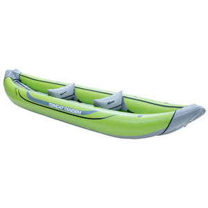 Kayak de pêche <span class=keywords><strong>gonflable</strong></span> <span class=keywords><strong>2</strong></span> places 390x117cm, grand <span class=keywords><strong>canoë</strong></span> pliable en PVC, 125kg, bateau de pêche pour <span class=keywords><strong>2</strong></span> <span class=keywords><strong>personnes</strong></span> - Product Image 3