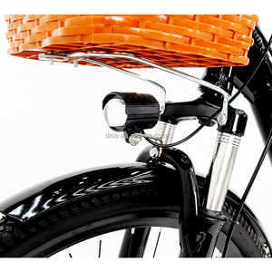 จักรยานไฟฟ้า 48V 350W 18 นิ้ว 20 นิ้ว สำหรับผู้หญิง โครงรถมอเตอร์ไซค์แบบพับได้ ยี่ห้อ DISIYUAN พร้อมเบรกไฮดรอลิกดิสก์ ลิเธียม อิเล็กทรอนิกส์ - Product Image 4