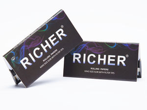 กระดาษมวนบุหรี่สีขาวแบบคลาสสิก ยี่ห้อ Slow Burning - แบบซองสองชั้น ขนาดคิงไซส์สลิม - Product Image 3