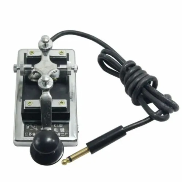 Custom MORSE CODE TRAINER Shortwave Radio Telegraph Key CW Radio K4 Key Chamber Props