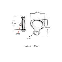 Fermoirs en argent sterling 925 en gros, accessoires de bracelet, fermoirs personnalisés DIY, clips de collier en zircon, fermoir OT plaqué or pour bijoux