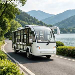 Bus touristique électrique ZOWN à batterie pour touristes, 14 places, navette électrique pour attractions touristiques et écoles - Product Image 1