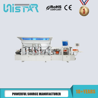 Mesin CNC Router untuk Furnitur dengan Fungsi Pre-milling, Gluing, End Trimming, Rough Trimming, dan Corner Trimming untuk Pemasangan PVC Edge Banding dengan Sistem PLC
