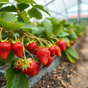 Projet de serre Venlo Commercial Polycarbonate Sunshine Board Fraise sous serre Kit avec prix d'usine à vendre - Product Image 3