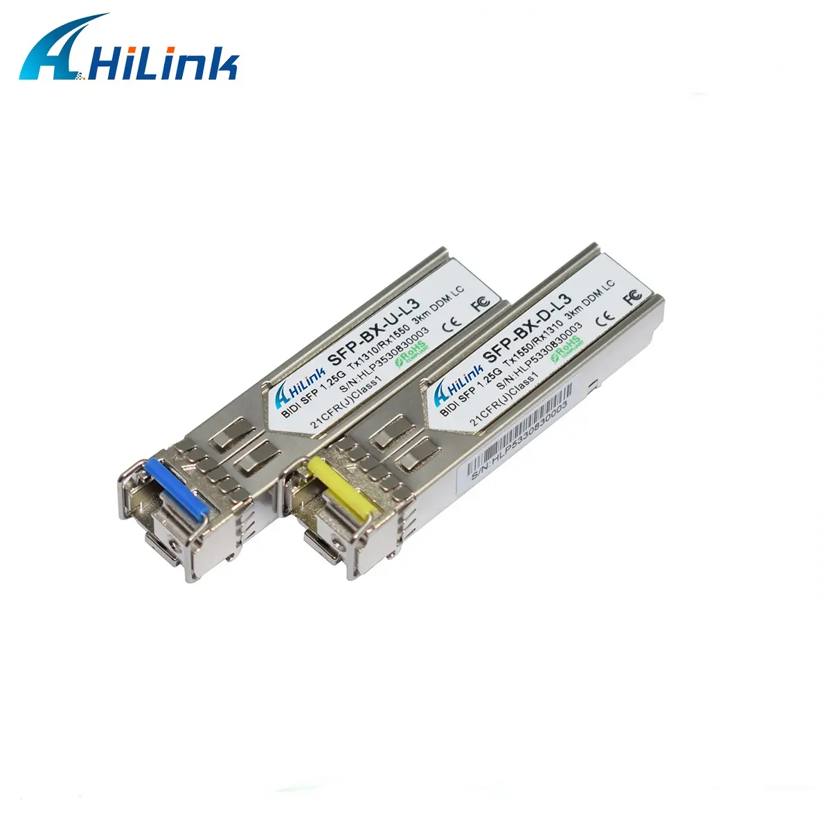 1.25G 3KM 1310/1550nm BiDi LC Gigalight 1000Base-SX SFP 1.25G LC Optical Transceiver Module