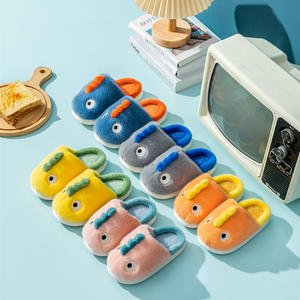 Pantuflas de Algodón para Niños al por Mayor, Diseño de Dibujos Animados, Suela Gruesa Antideslizante, Pantuflas Infantiles Suaves y Acogedoras para el Invierno - Product Image 4