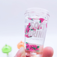 Huile à lèvres liquide aromatisée aux fruits, marque privée OEM, étiquette spéciale, enrichie en minéraux et multivitamines, résistante à l'eau, combinaison de 6 saveurs de fruits