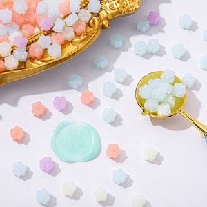 Bán Buôn Mèo Chân Hình Niêm Phong Sáp Hạt 48 Màu Sắc Cho Nghệ Thuật Phong Cách Sáp Con Dấu Tem Trang Trí - Product Image 3