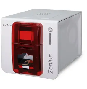 Original Evolis Zenius Dye Sublimation Heat Transfer Card Printer Single-sided Print PVC ID Card Printers 300dpi