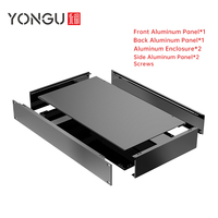 Boîtier en aluminium extrudé pour équipement industriel personnalisé Boîtier de serveur d'ordinateur Industri sablé 1U Châssis à montage en rack de 19 pouces