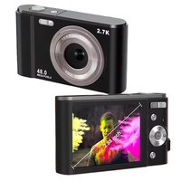 Kamera Digital DSLR HD 2.7K 48MP, kamera DSLR perbesaran Digital 16X layar IPS 2.8 "fokus otomatis kamera Vlog siswa