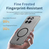 Coques de téléphone portable en silicone TPU souple mat transparent pour Motorola MOTO Edge 70 Fusion 60 Pro X70 Air Pro, étui magnétique pour téléphone