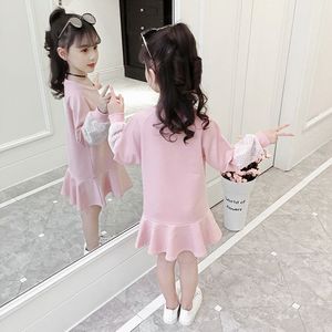 Envío Gratis Ropa Infantil al por Mayor Vestido Coreano Morado de Moda para Niña para Primavera del Mercado Chino - Product Image 3