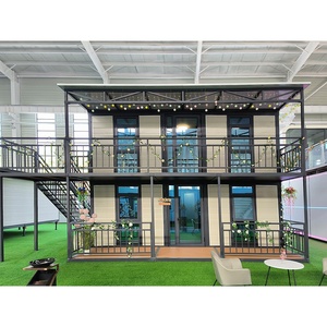 Maison de vacances préfabriquée moderne de luxe à 2 étages, 4 chambres, 3 salles de bain, maisons modulaires <span class=keywords><strong>ou</strong></span> villa, design extensible de <span class=keywords><strong>conteneur</strong></span> miniature de 40 pieds - Product Image 3
