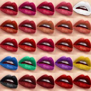 Nuevos lápices labiales económicos de 25 colores para pintura facial vegana, arte de etiqueta privada, paleta de lápices labiales mate resistente al agua - Product Image 3