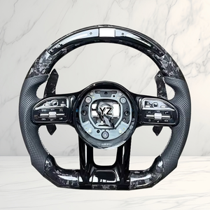 <span class=keywords><strong>Volant</strong></span> intelligent YZ en fibre de carbone forgée pour Mercedes Benz CLA GLA CLS W176 W177 C118 A200 A220 <span class=keywords><strong>A35</strong></span> CLA250 CLA45 CLE - Product Image 1
