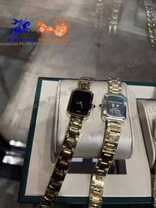 Montres pour femmes les plus populaires, design personnalisé, simple, mode, mouvement à quartz original importé, or, marques de luxe, horloge pour femmes - Product Image 5