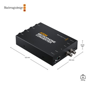 Blackmagicdesign Atem Microphone Converter อินเทอร์เฟซเสียงแบบ 4 ช่องสัญญาณ XLR สำหรับการถ่ายทอดสดและการบันทึกเสียง - Product Image 3