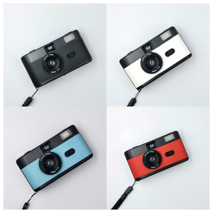 Appareil photo argentique 35 mm automatique avec flash intégré, mise au point fixe, rétro, prend en charge les <span class=keywords><strong>films</strong></span> noir et blanc/couleur ISO200/400, piles AA réutilisables - Product Image 3