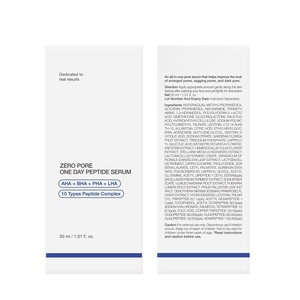 Sérum à 10 peptides <span class=keywords><strong>Mcube</strong></span> Zero Pore One Day |   Sérum pour le visage affinant les pores et équilibrant le sébum |   AHA/BHA/PHA/LHA et Peptide de Cuivre - Product Image 6