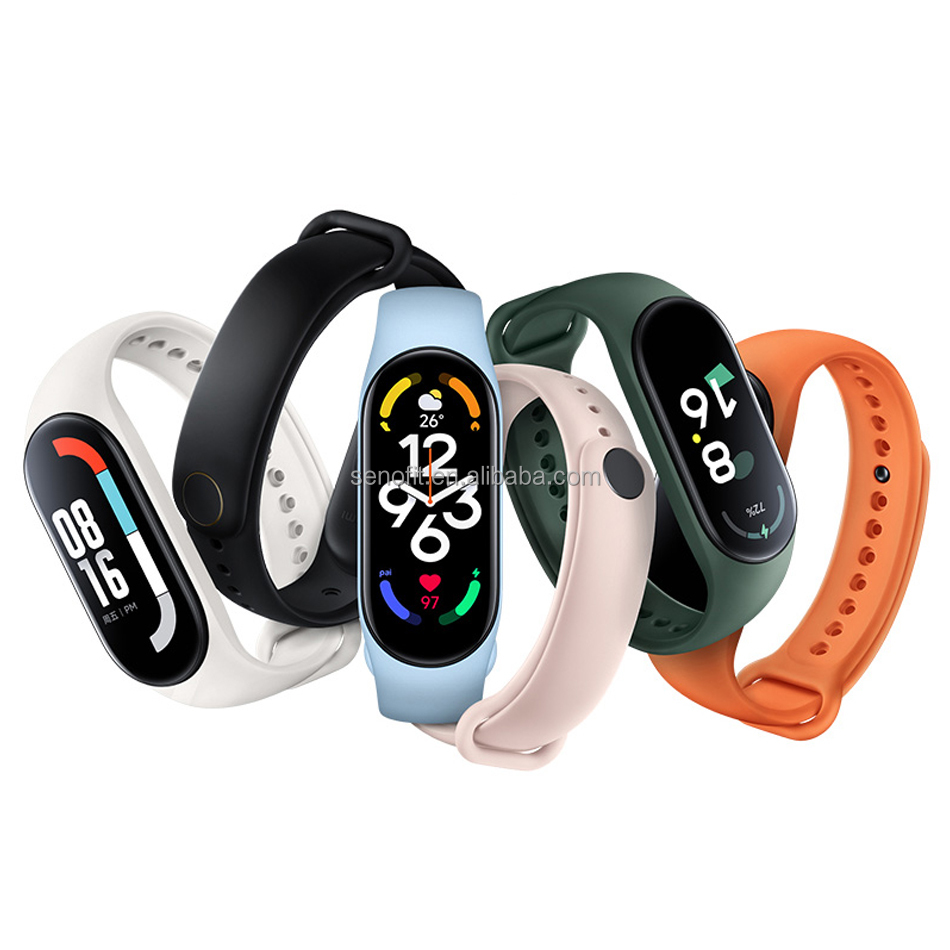 SENAO оптовая продажа M7/M6 смарт-браслет умный браслет цветной дисплей AMOLED экран фитнес-трекер Водонепроницаемый спортивный браслет
