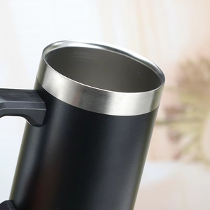 Clássicos Thermos cerveja caneca com alça 500ML/709ML/900 ML personalizado cor e logotipo - Product Image 3