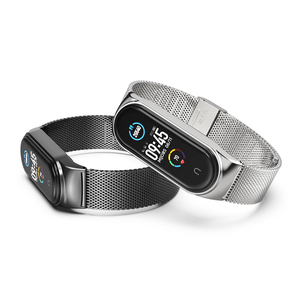 Cinturino Mijobs Versione Globale per <span class=keywords><strong>Mi</strong></span> <span class=keywords><strong>Band</strong></span> 6 <span class=keywords><strong>5</strong></span> 4 3, Bracciale in Acciaio Inossidabile CS, OEM Molto Apprezzato, 16mm 156~226cm - Product Image 1
