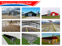 Etablissement de volailles pour salle d'élevage de poulets de chair agricoles poulailler mobile poulailler ferme avicole