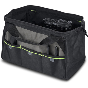Free sample Wholesale Heavy Duty Hard Base Canvas Large Tool Kit <b>Bag</b> for Plumbers <b>Gardening</b> Kits Garden Hand Tool Set - Product Image 1