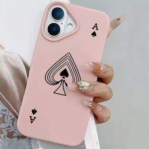 Cover Protettiva Posteriore in TPU con Stampa Personalizzata a Tema Poker (Carte da Gioco) per iPhone 17 15 16 14 Pro MAX - Product Image 4