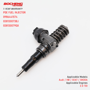 หัวฉีดน้ำมันดีเซลคุณภาพสูง 0986441574 038130073BJ 038130079QX สำหรับ Audi A4 B7 VW Sharan 2.0 TDI - Product Image 1
