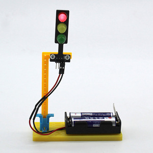 Kit de semáforo con luces rojas, amarillas y verdes, funciona con pilas, experimento científico educativo para niños - Product Image 2