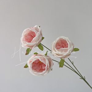 Austin Rose Artificial <b>Flowers</b> <b>Silk</b> High Simulation Wedding Decor Single Branch - Product Image 2