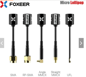 Antena FPV Foxeer Micro Lollipop 5.8G 2.5DBi de Alta Ganancia Omni RHCP, Metálica MMCX, Conector UFL en Ángulo Recto, Super Mini para Drones RC FPV - Product Image 2