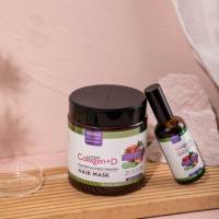 OEM 750ml Pure Nature Rafraîchissant Anti-Pelliculaire Collagène + D Cheveux Shampooing Huile & Après-shampooing avec Acides Aminés Crème Forme