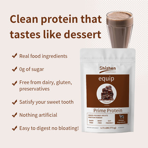 Poudre de protéines <span class=keywords><strong>Prime</strong></span> OEM ODM saveur chocolat, isolat de protéines de bœuf nourri à l'herbe, favorisant la santé intestinale, supplément pour la récupération musculaire - Product Image 2