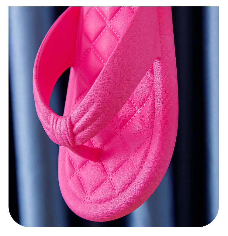 Ladies Platform Flipflops Summer Women Flipflop Beach Outdoor Sandals Soft Home Slides