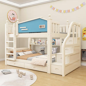 Meubles de chambre à coucher multifonctionnels lits superposés lits jumeaux pour l'école, la maison, l'hôtel et l'auberge de jeunesse utilisent des lits superposés de princesse pour garçons et filles vente en gros - Product Image 3