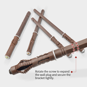 Support d'étagère en plastique à expansion, vis en fer galvanisé résistante à la rouille pour table basse, projet d'ingénierie hôtelière moderne - Product Image 4